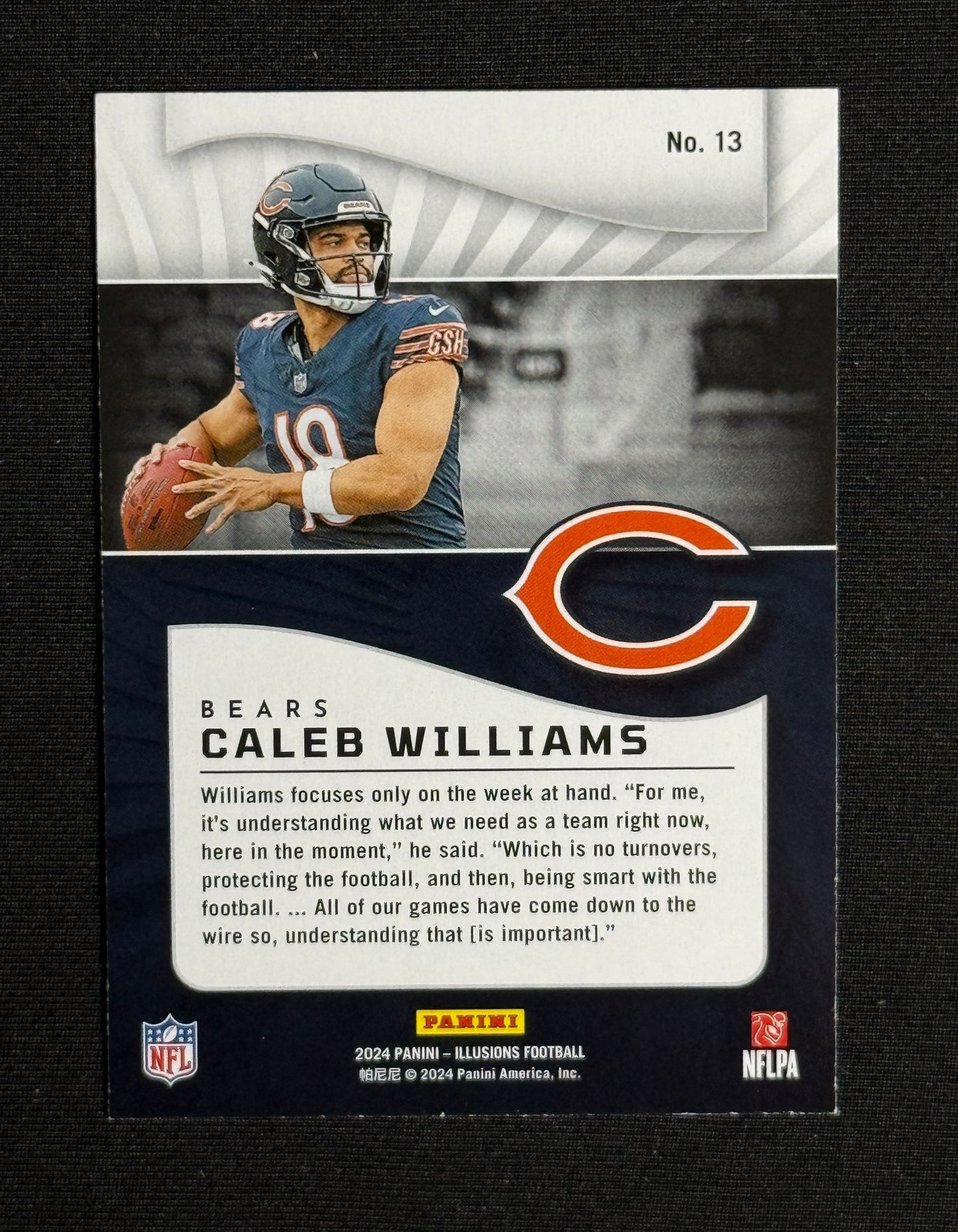 2024 Panini Illusions Caleb Williams Rookie #13