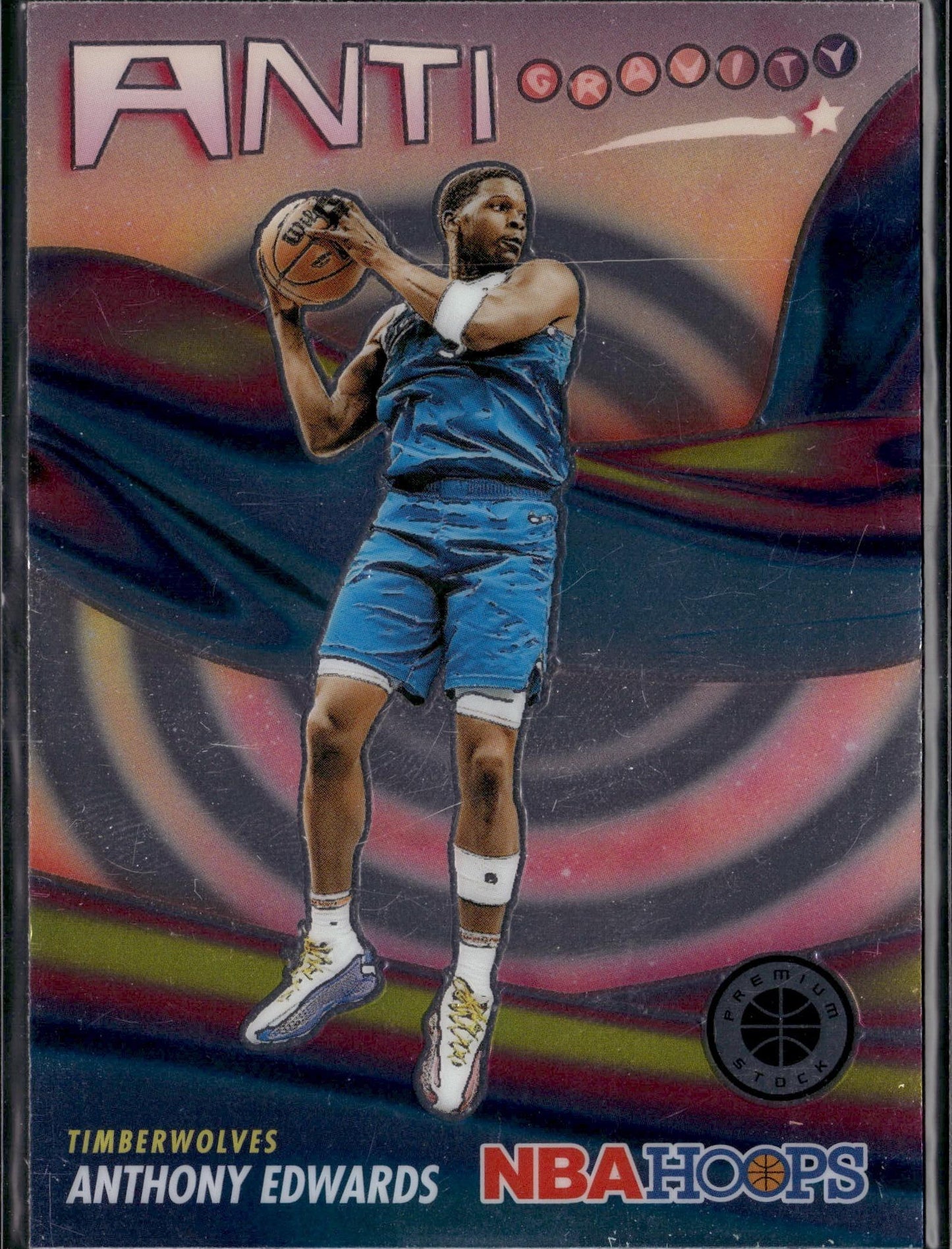 2023-24 Hoops Premium Stock Anthony Edwards Anti Gravity #14