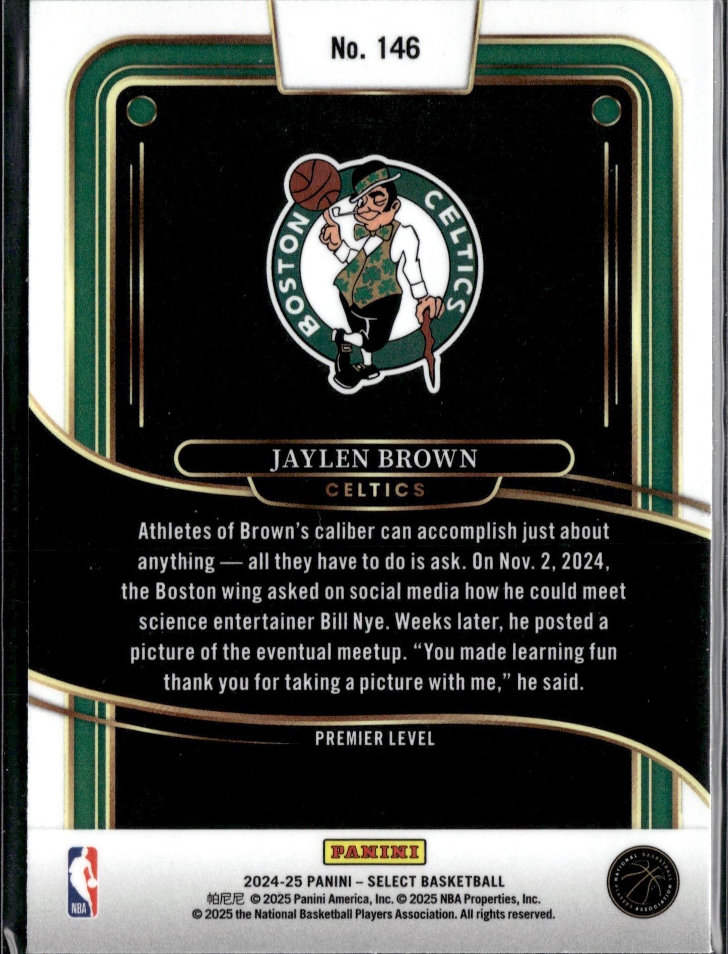 2024-25 Panini Select Jaylen Brown Blue (Retail) #146