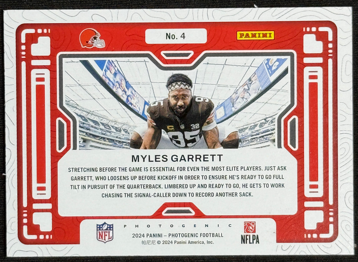 2024 Panini Photogenic Myles Garrett A Different View #4