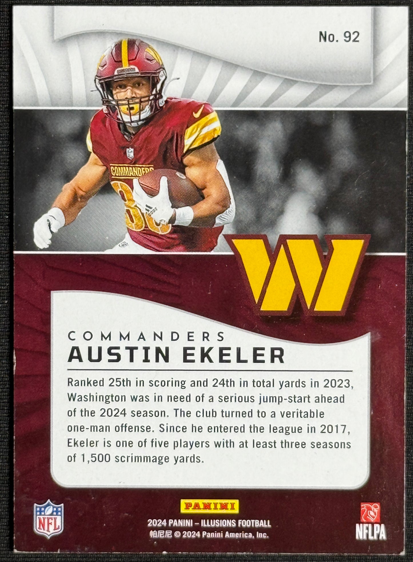 2024 Panini Illusions Austin Ekeler #92