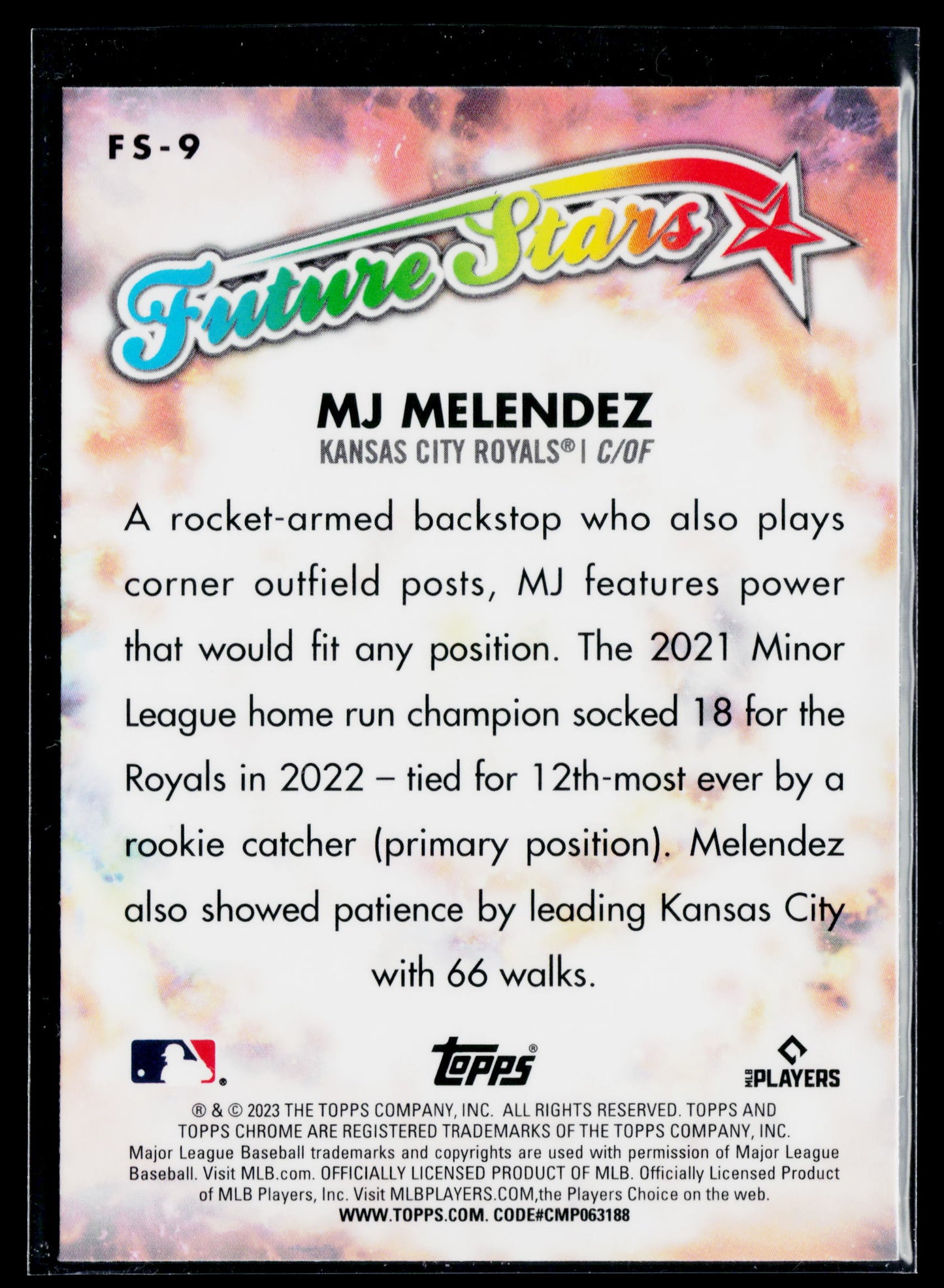 2023 Topps Chrome MJ Melendez Future Stars #FS-9