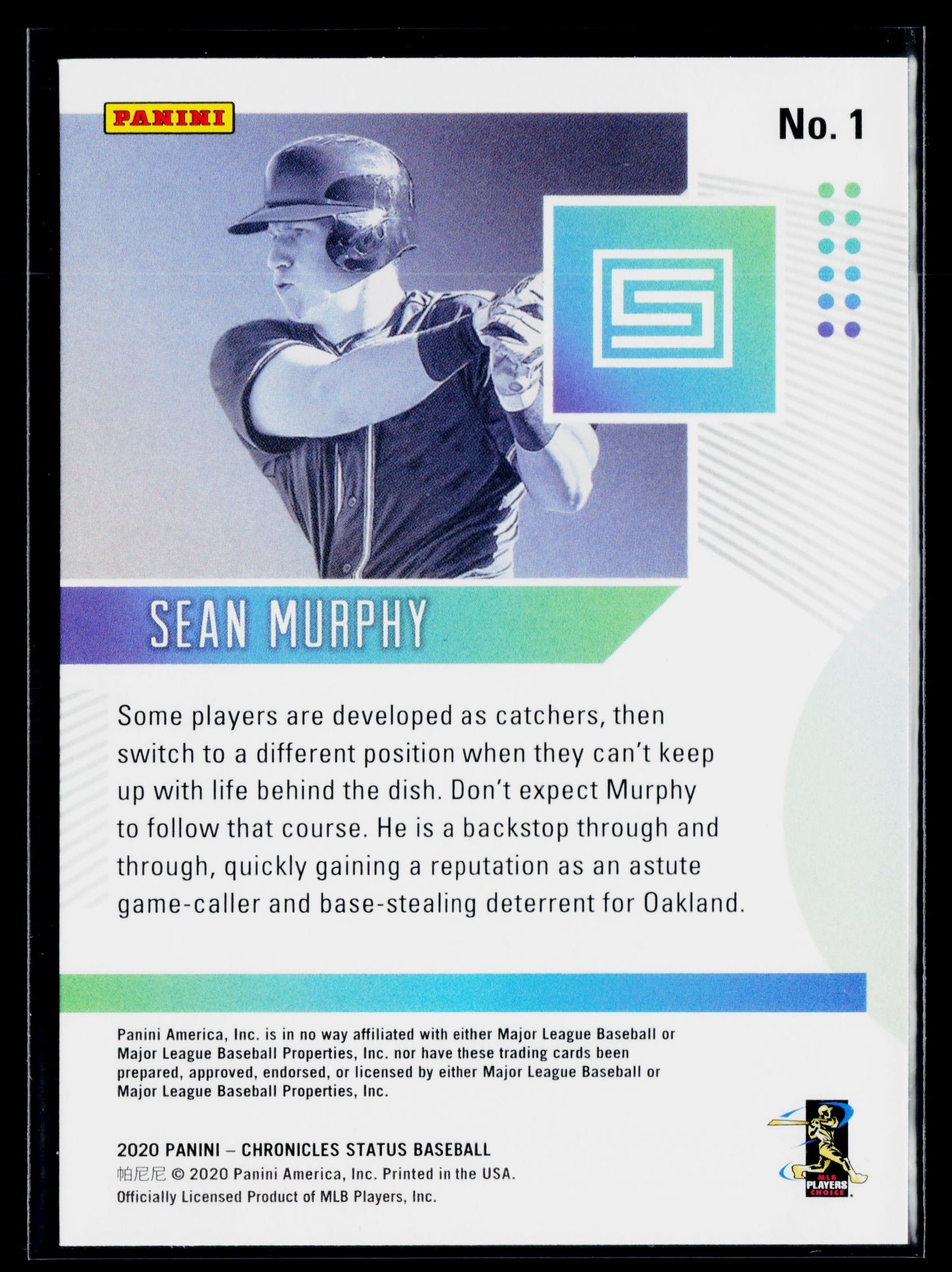 2020 Panini Chronicles Sean Murphy Status #1