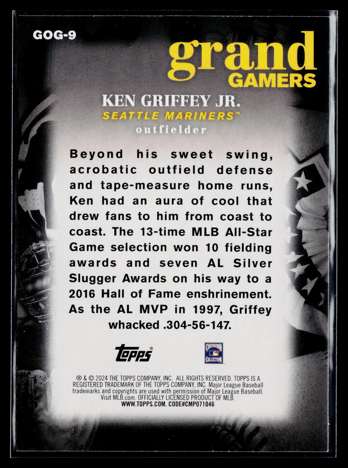 2024 Topps Ken Griffey Jr. Grand Gamers #GOG-9