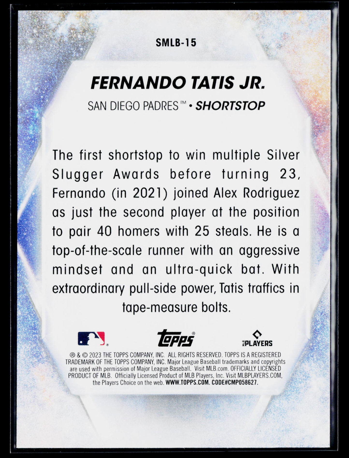 2023 Topps Fernando Tatis Jr. Stars of MLB #SMLB-15