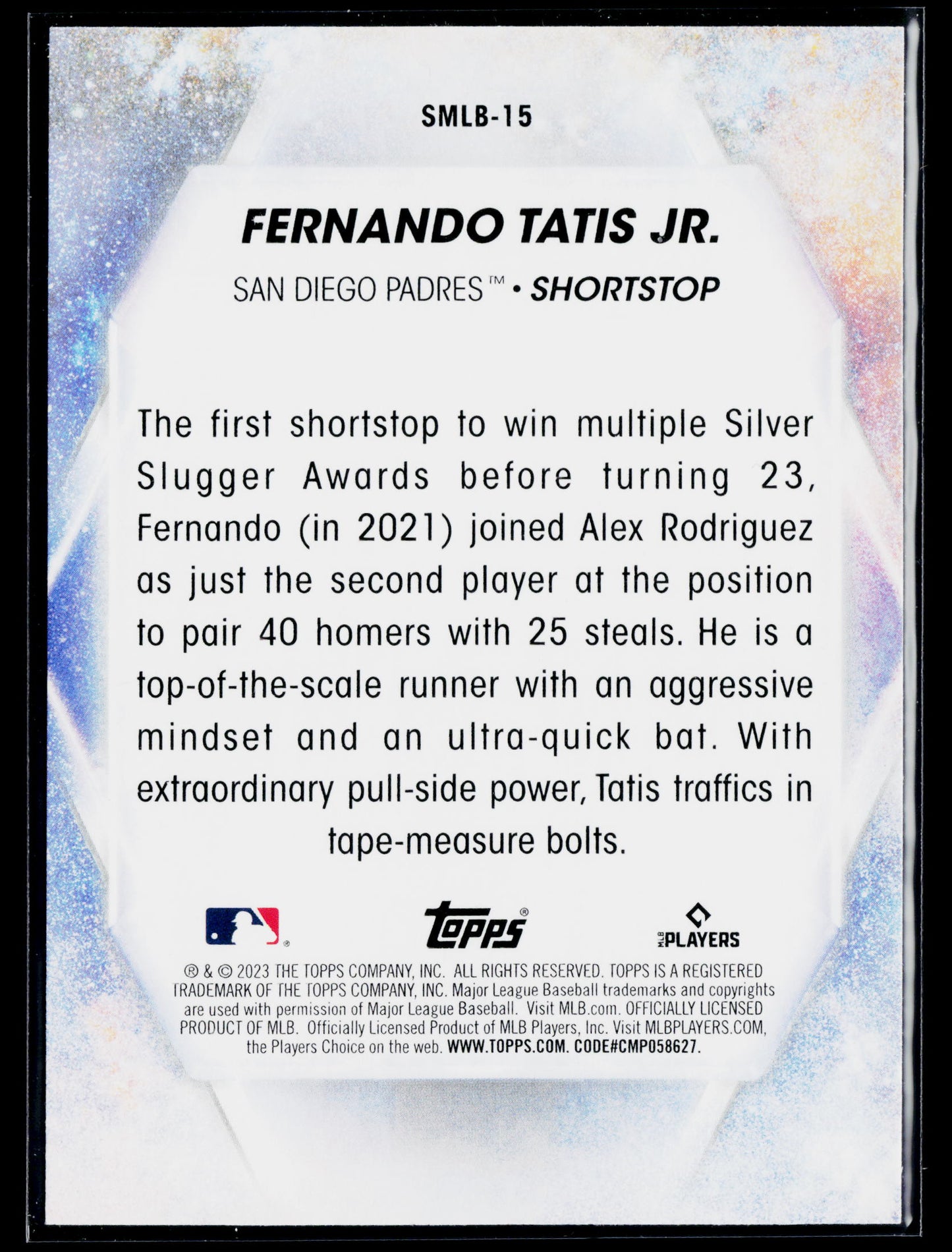 2023 Topps Fernando Tatis Jr. Stars of MLB #SMLB-15