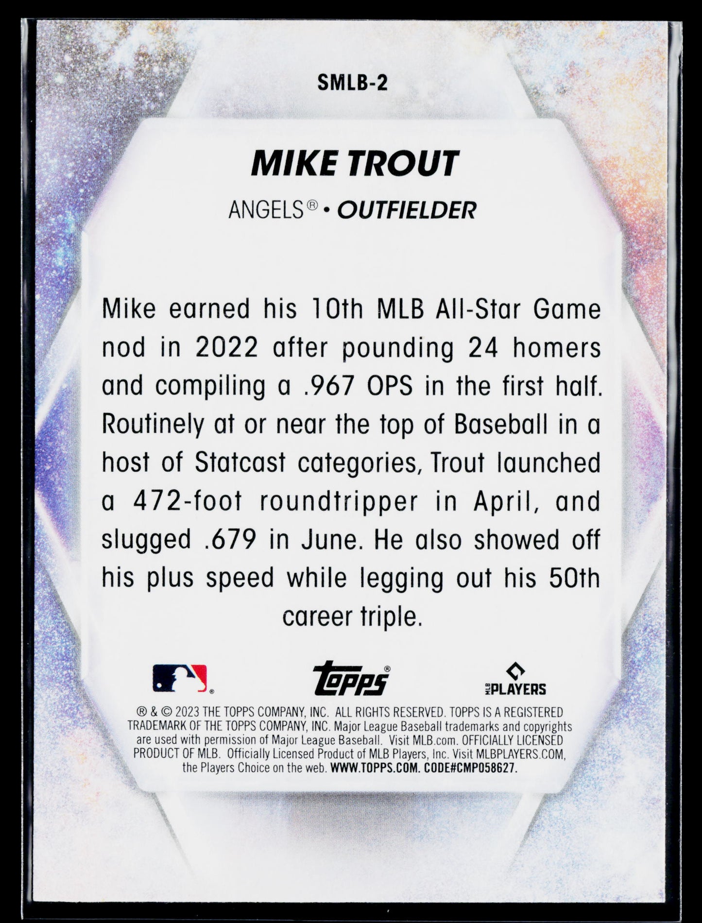 2023 Topps Mike Trout Stars of MLB #SMLB-2