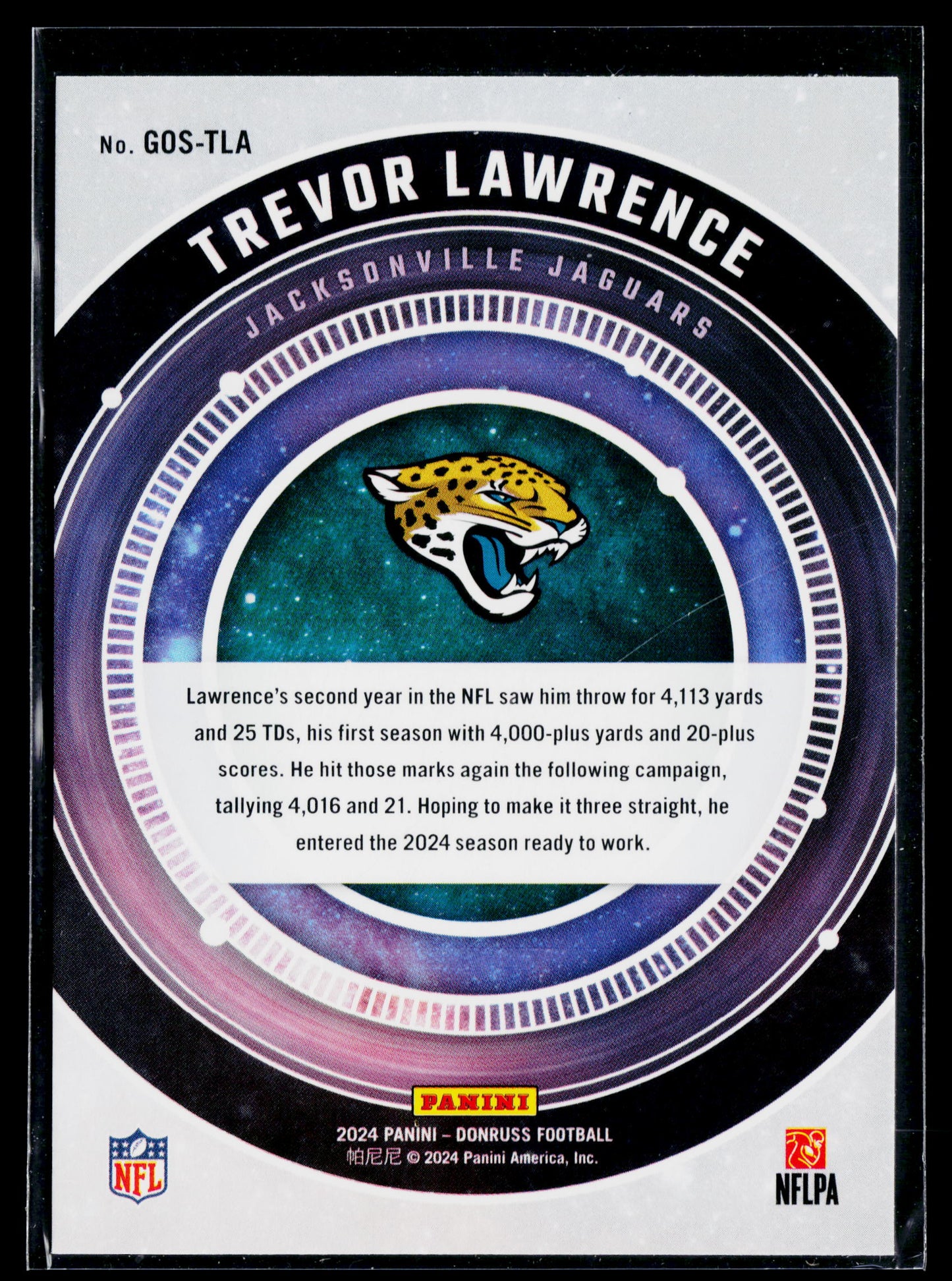 2024 Donruss Trevor Lawrence Galaxy of Stars #GOS-TLA