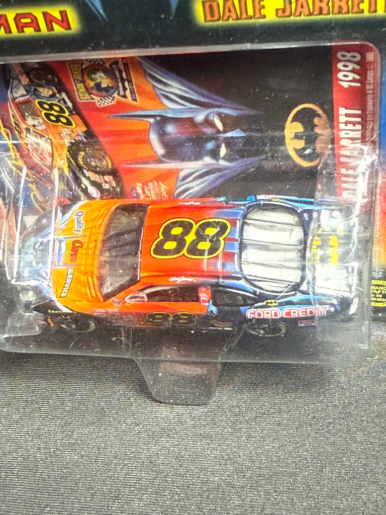 NIB Dale Jarrett Action 1:64 #88 Quality Care Batman 1998 Ford Taurus