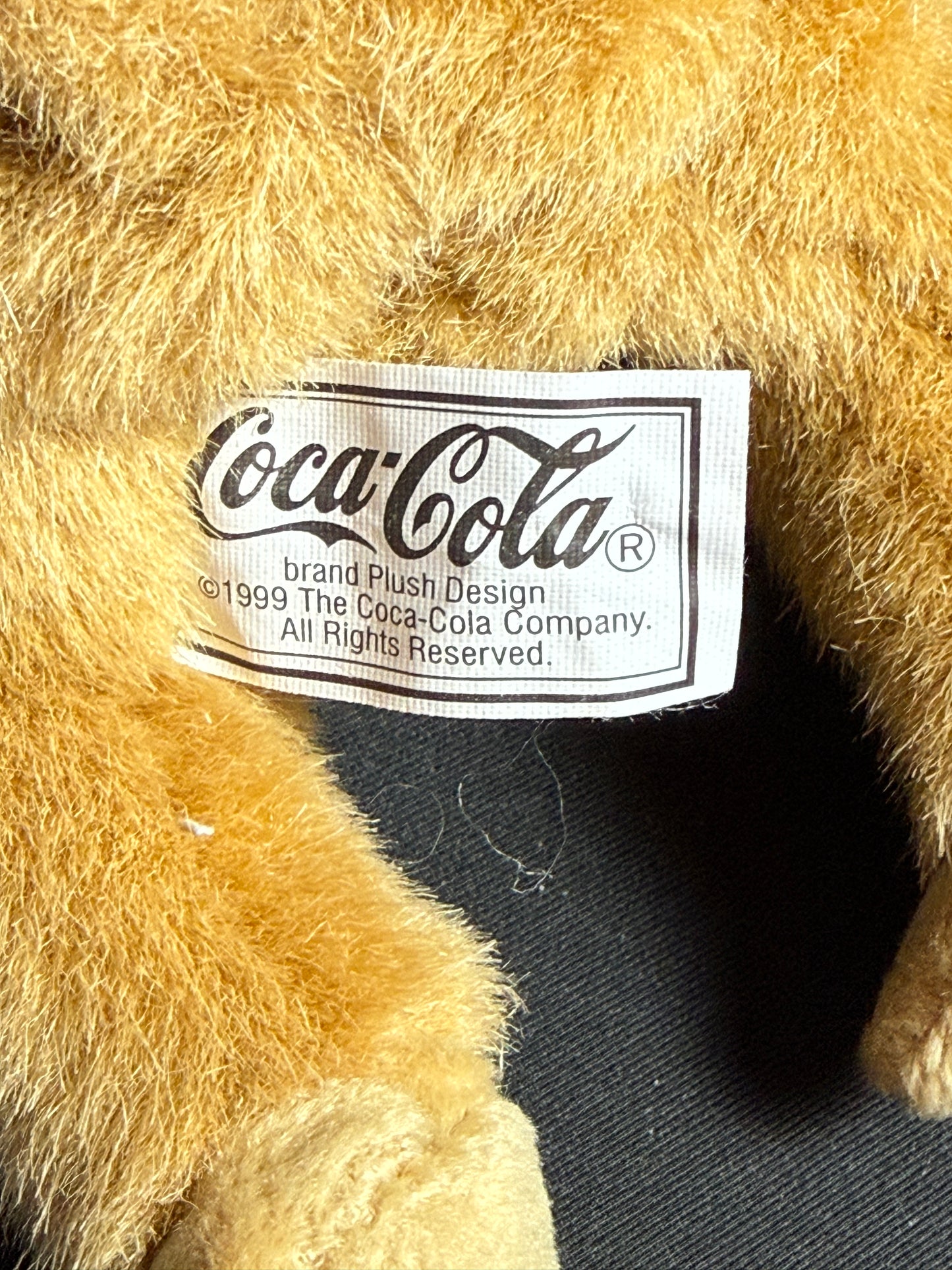 1999 International Coca Cola Plush Beanie Baby Monkey