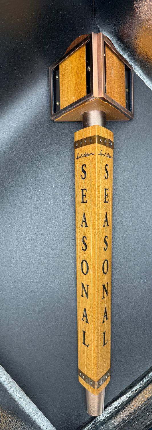 Samuel Adams Seasonal Ale 13 3/4" Wood Draft Beer Tap Handle