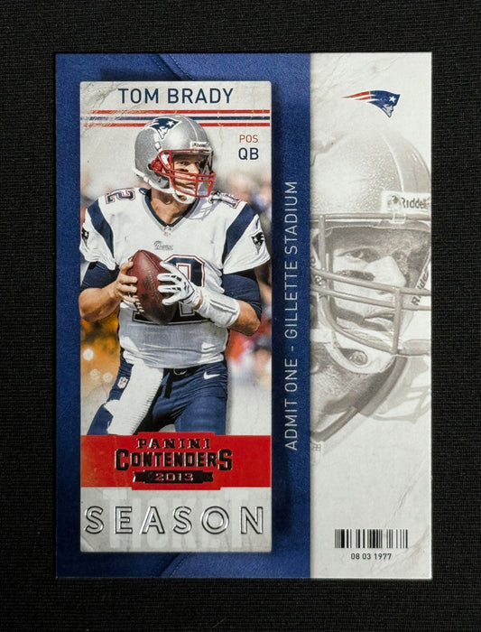 2013 Panini Contenders Tom Brady #67