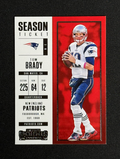 2017 Panini Contenders Tom Brady #95