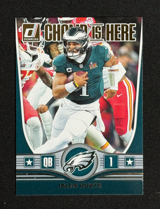 2025 Donruss Jalen Hurts Champ is Here #CIH-JHS
