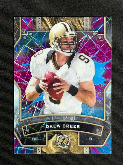 2024 Topps Resurgence Drew Brees Sky Blue & Pink Shock #69