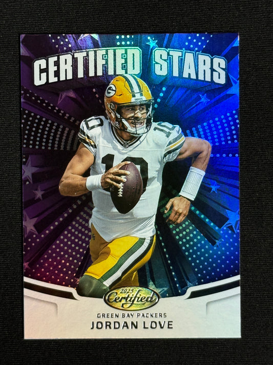 2025 Panini Certified Jordan Love Certified Stars #CST-JLE