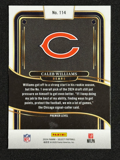 2024 Panini Select Caleb Williams Rookie #114