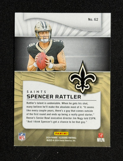 2024 Panini Illusions Spencer Rattler Rookie #62