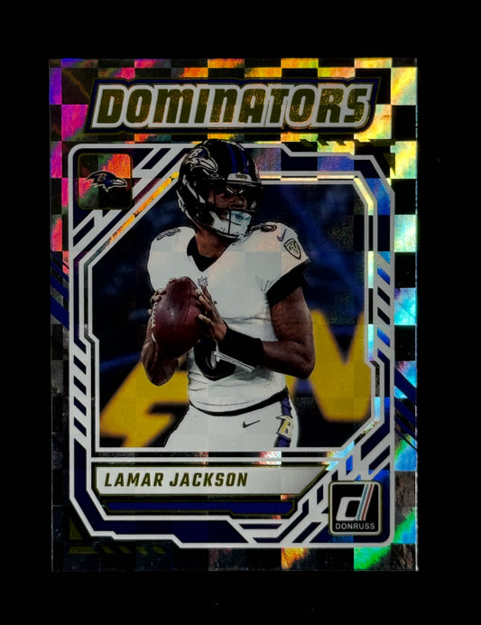 2025 Donruss Lamar Jackson Dominators #DOM-LJN