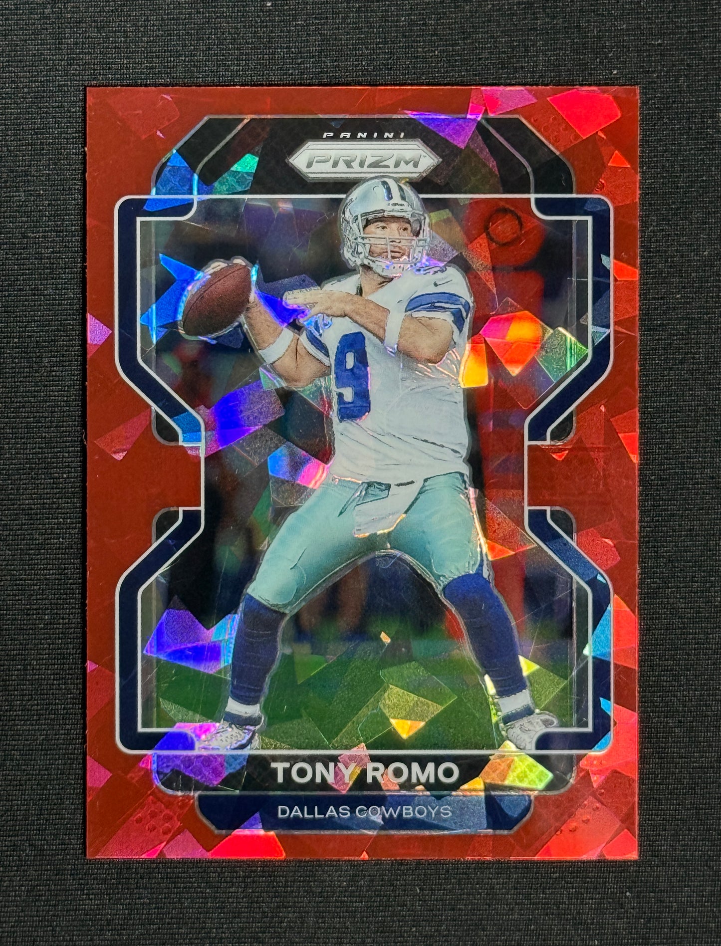 2021 Panini Prizm Tony Romo Red Ice #247