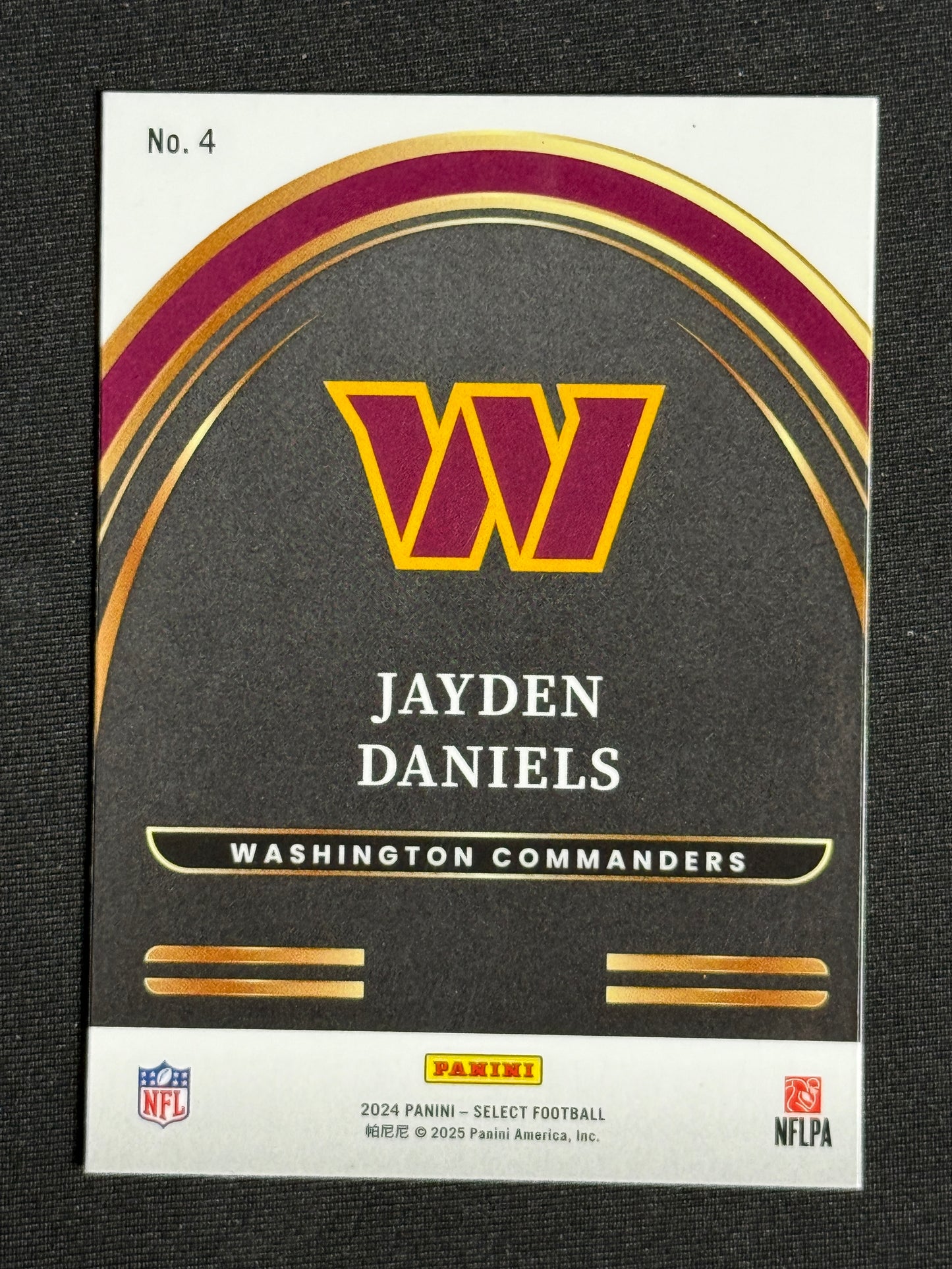 2024 Panini Select Jayden Daniels Select Future #4