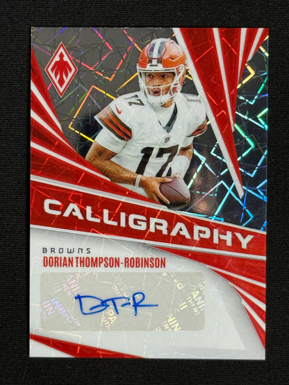 2024 Panini Phoenix Dorian Thompson-Robinson Calligraphy Lazer Auto #C-DTR