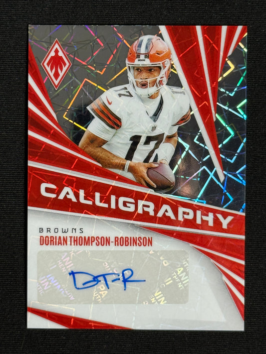 2024 Panini Phoenix Dorian Thompson-Robinson Calligraphy Lazer Auto #C-DTR