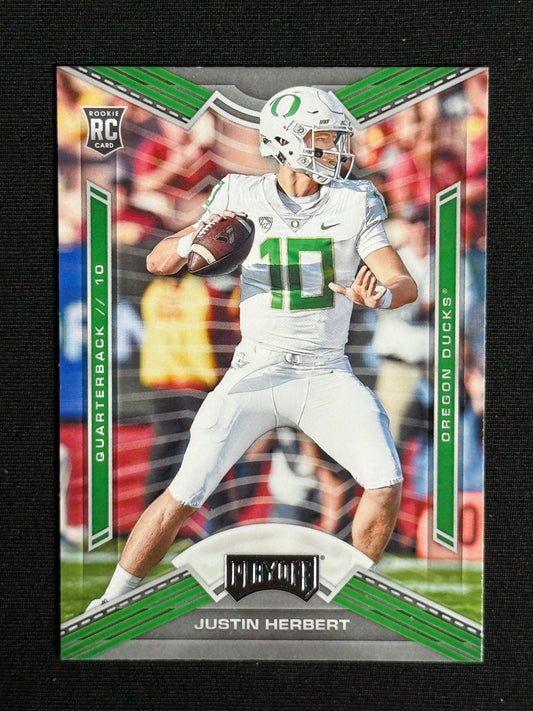 2020 Panini Chronicles Draft Picks Justin Herbert Playoff Draft Picks #4
