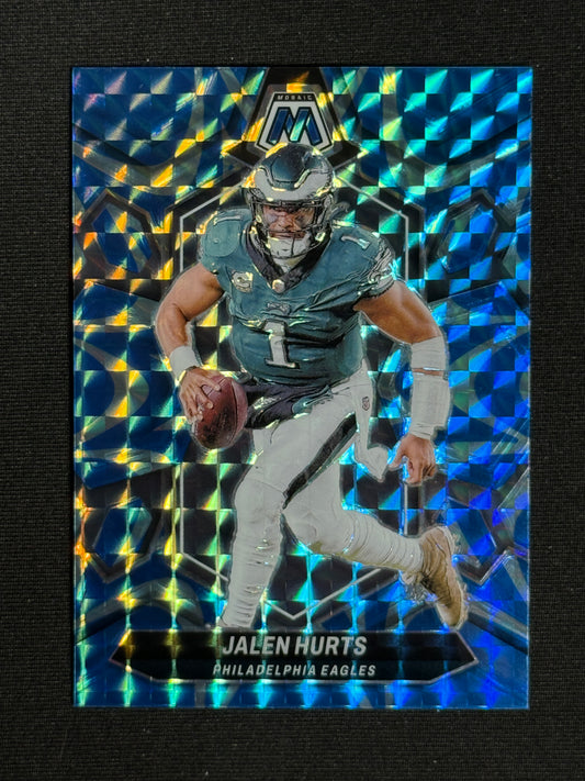 2024 Panini Mosaic Jalen Hurts Mosaic Reactive Blue #176