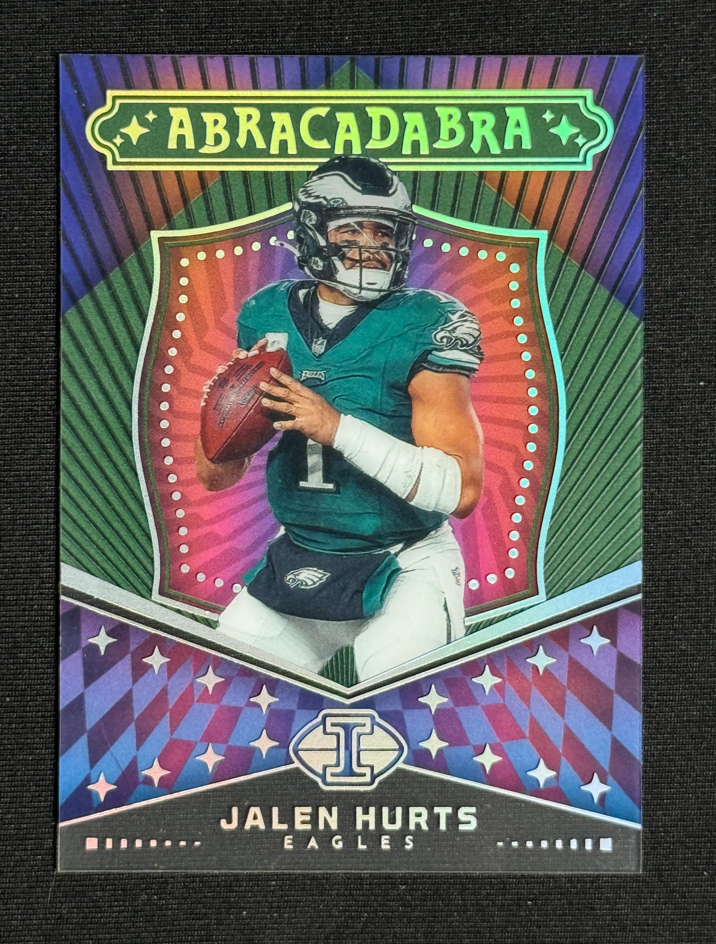 2024 Panini Illusions Jalen Hurts Abracadabra Emerald #3