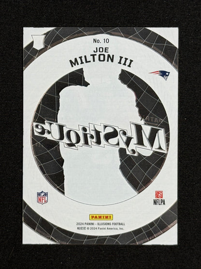 2024 Panini Illusions Joe Milton III Mystique Rookie #10
