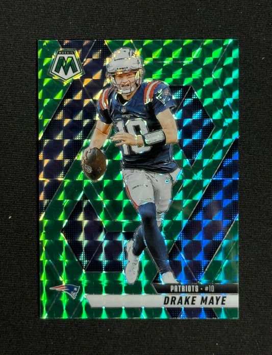 2025 Panini Mosaic Drake Maye Mosaic Green #28
