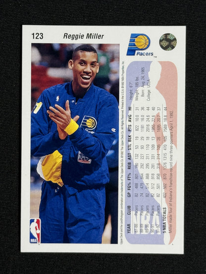 1992-93 Upper Deck Reggie Miller #123b