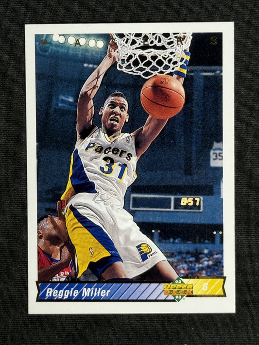 1992-93 Upper Deck Reggie Miller #123b