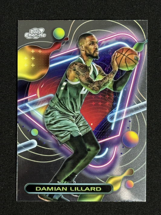 2023-24 Topps Chrome Cosmic Damian Lillard #41