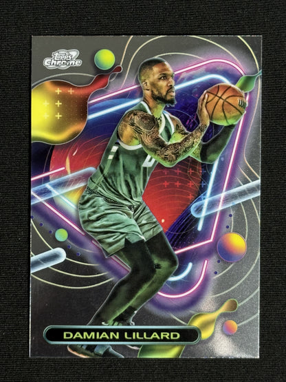 2023-24 Topps Chrome Cosmic Damian Lillard #41