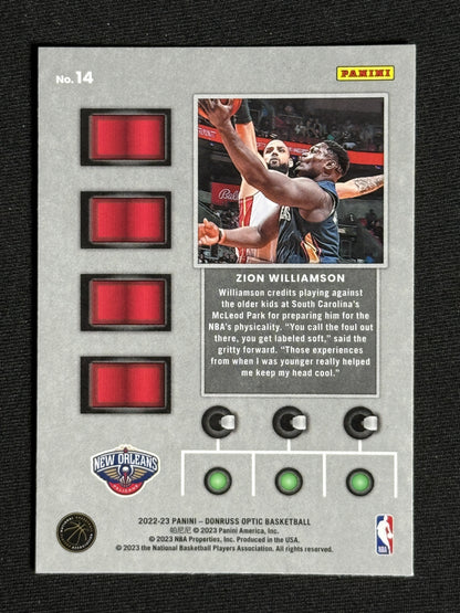 2022-23 Donruss Optic Zion Williamson T-Minus 3...2...1... #14