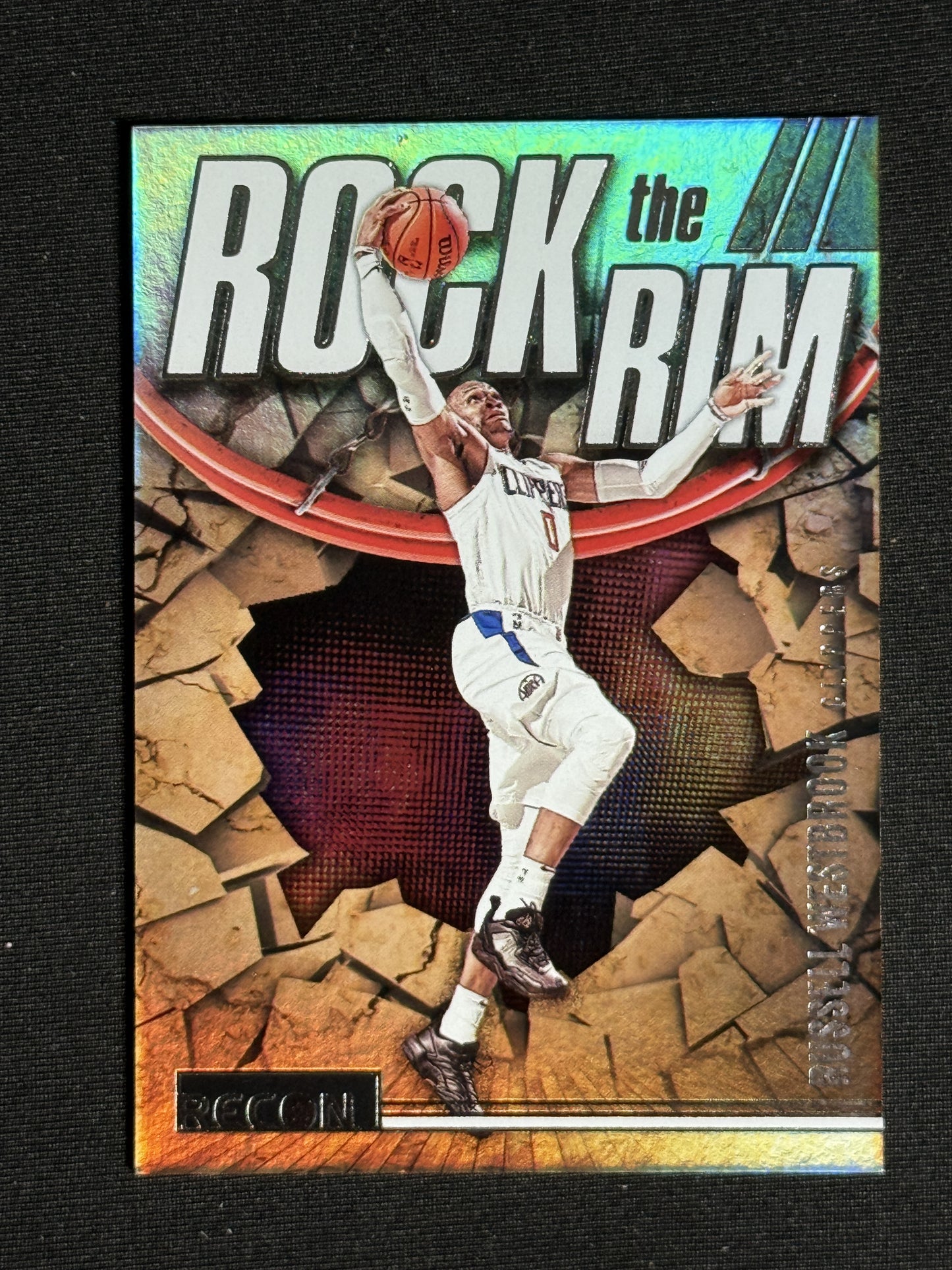 2023-24 Panini Recon Russell Westbrook Rock the Rim #6