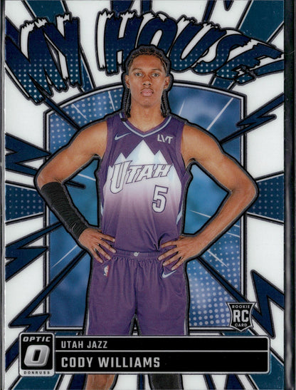 2024-25 Donruss Optic Cody Williams My House #4