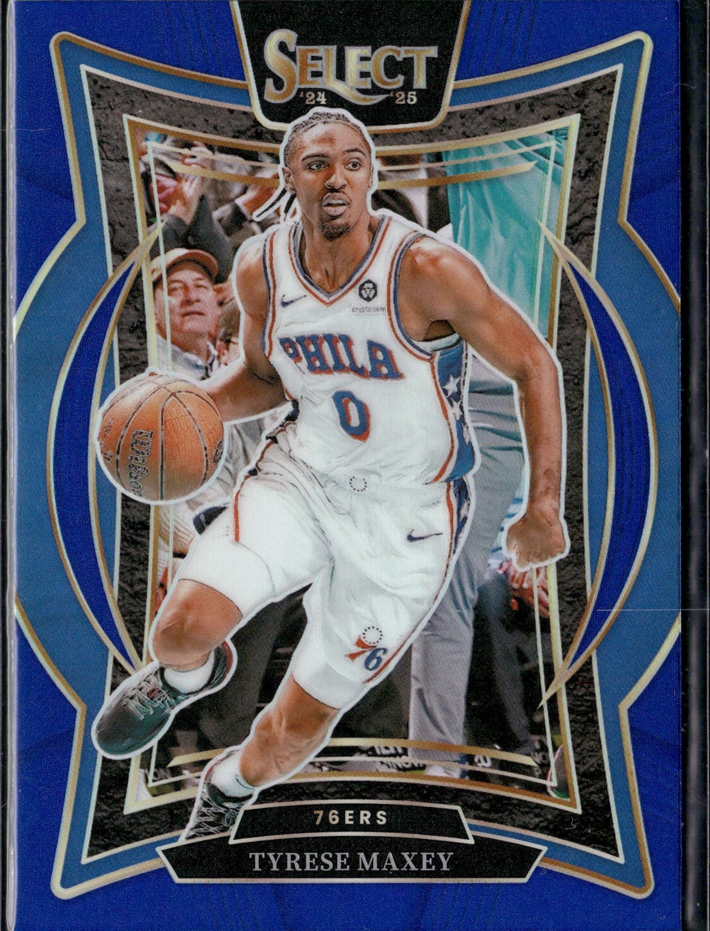 2024-25 Panini Select Tyrese Maxey Blue Prizm #20