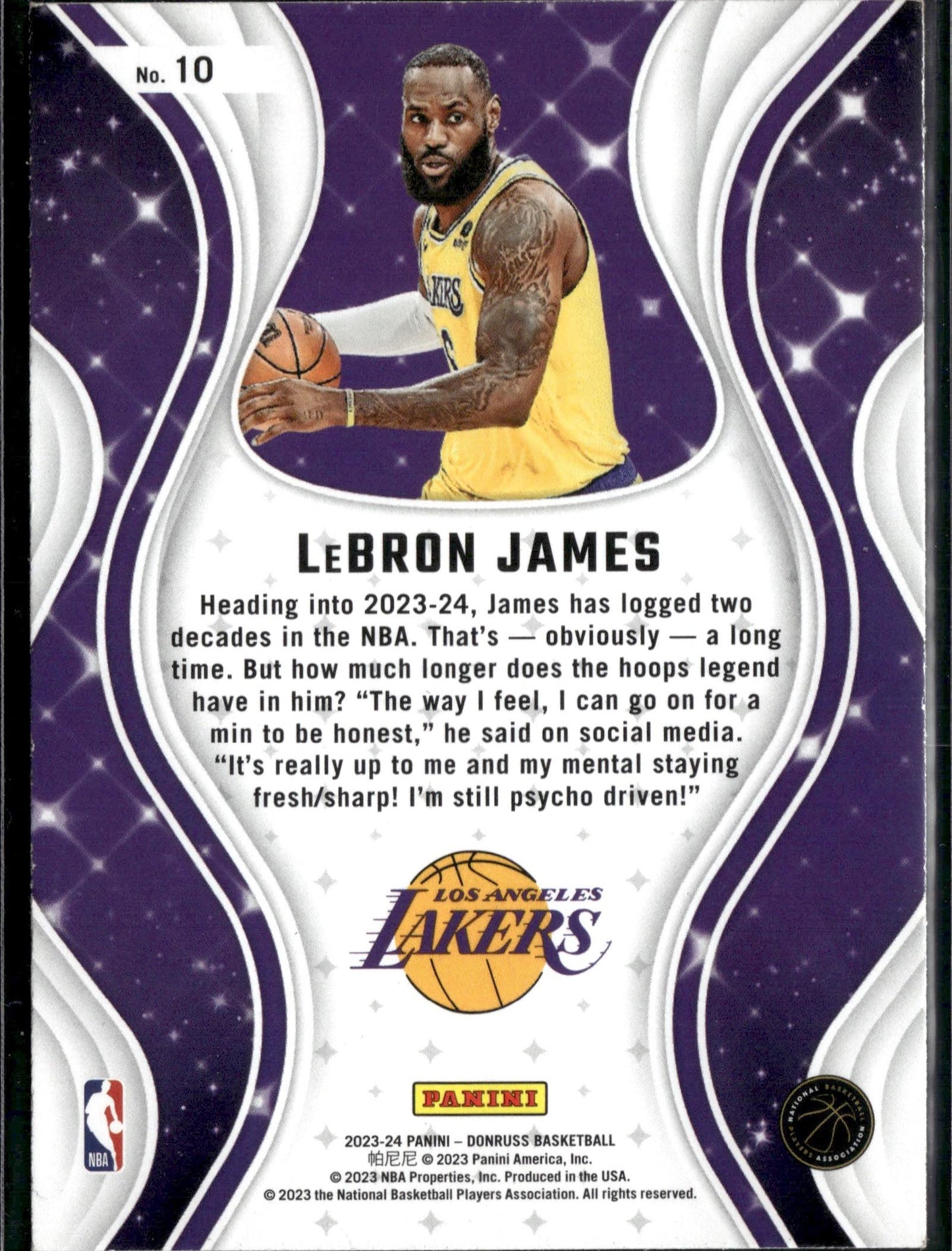 2023-24 Donruss LeBron James Magicians #10