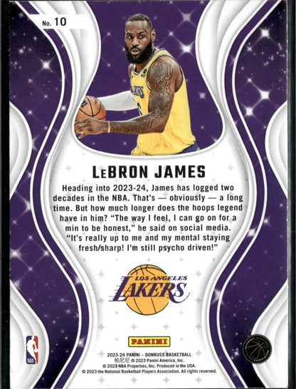 2023-24 Donruss LeBron James Magicians #10