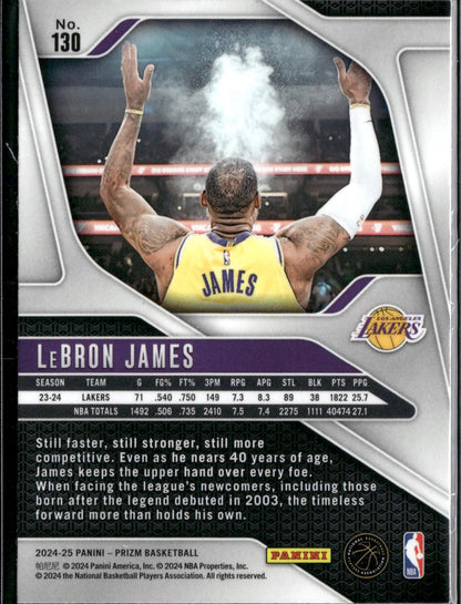 2024-25 Panini Prizm LeBron James #130