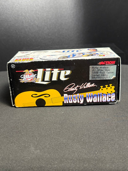 Action Rusty Wallace 1998 Ford Taurus #2 Miller Elvis Limited Edition Diecast