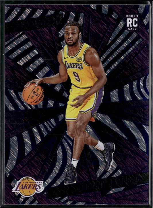 2024-25 Panini Revolution Bronny James Jr. Rookie Blue Storm #118