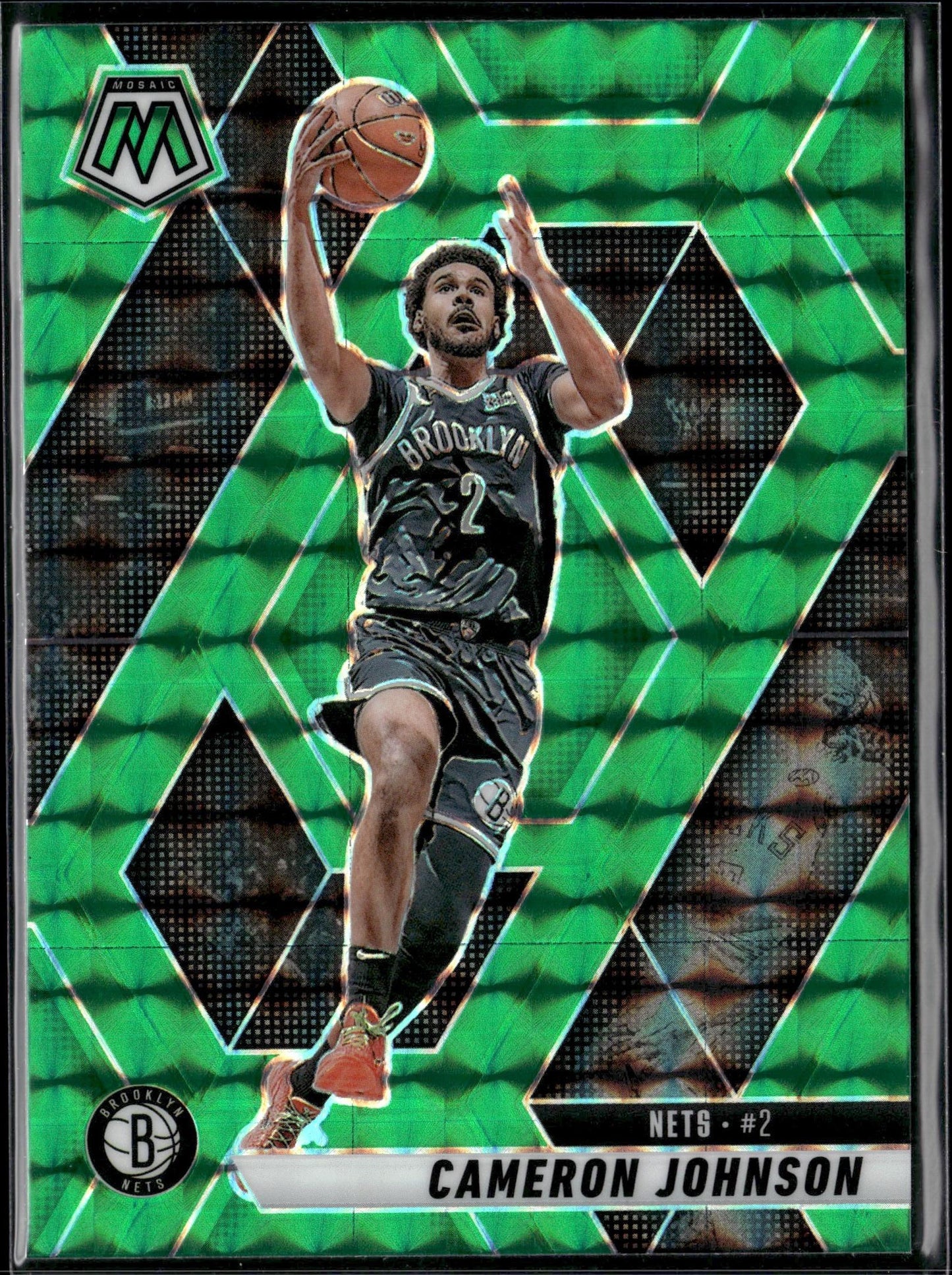 2024-25 Panini Mosaic Cameron Johnson Green Mosaic #160