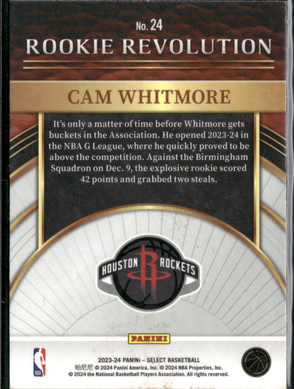 2023-24 Panini Select Cam Whitmore Rookie Revolution #24