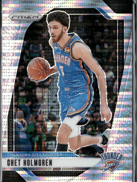 2024-25 Panini Prizm Chet Holmgren Prizms Hyper #17