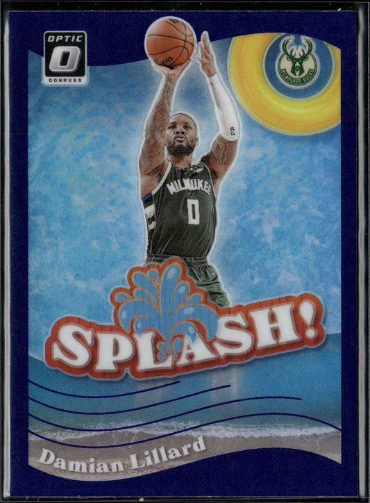 2023-24 Donruss Optic Damian Lillard Purple #4