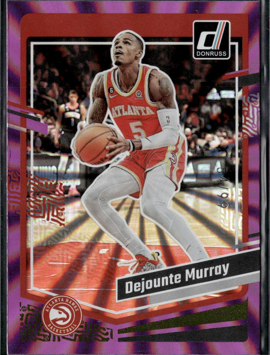 2023-24 Donruss Dejounte Murray Purple Laser Holo #/99 #31